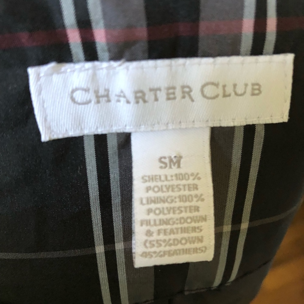 Charter Club Plaid Puffer Vest - Picture 7 of 7